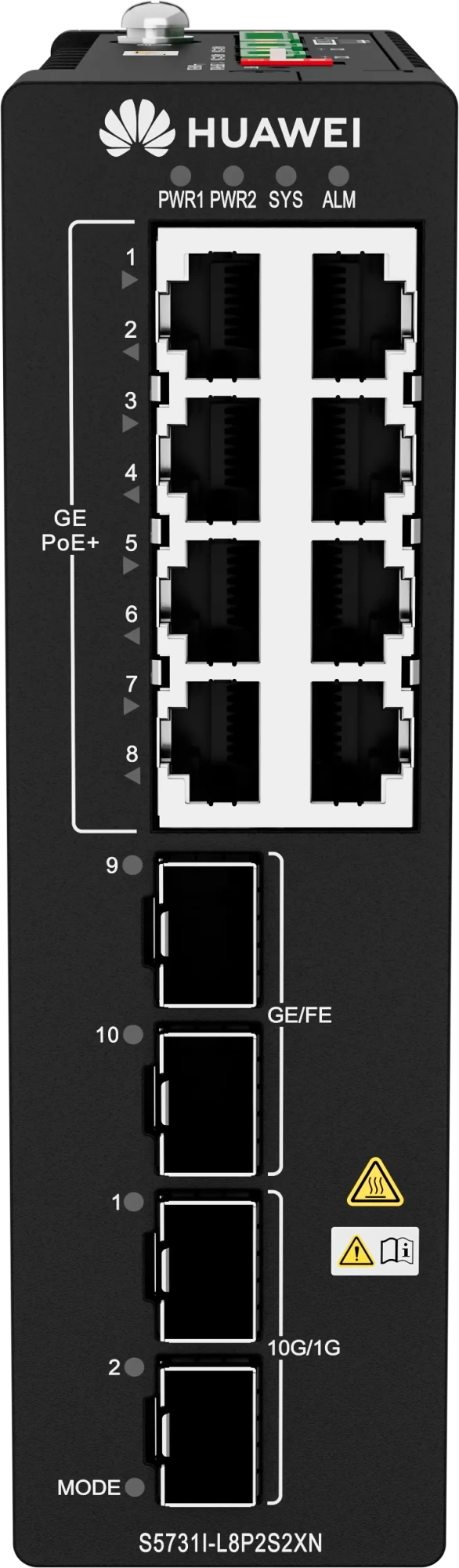 Industrial (DIN Rail–Mounted) S5731I-L8P2S2XN Industrial (DIN Rail–Mounted) S5731I-L8P2S2XN