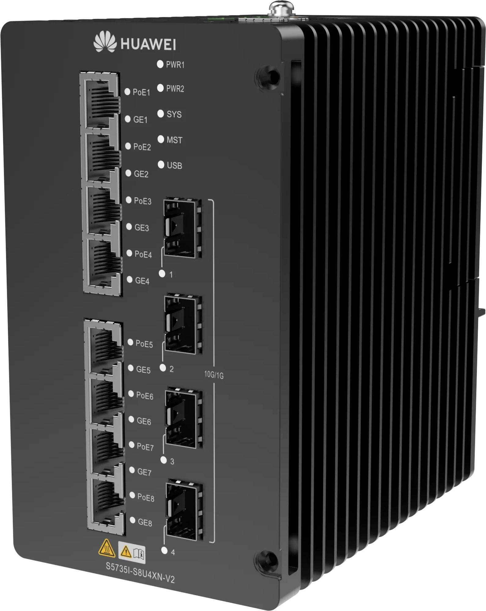Industrial (DIN Rail–Mounted) CloudEngine S5735I-S8U4XN-V2 Industrial (DIN Rail–Mounted) CloudEngine S5735I-S8U4XN-V2