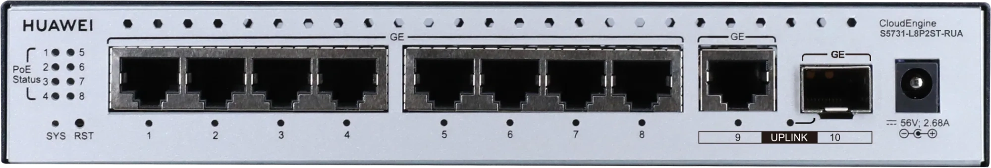 CloudEngine S5731-L8P2ST-RUA